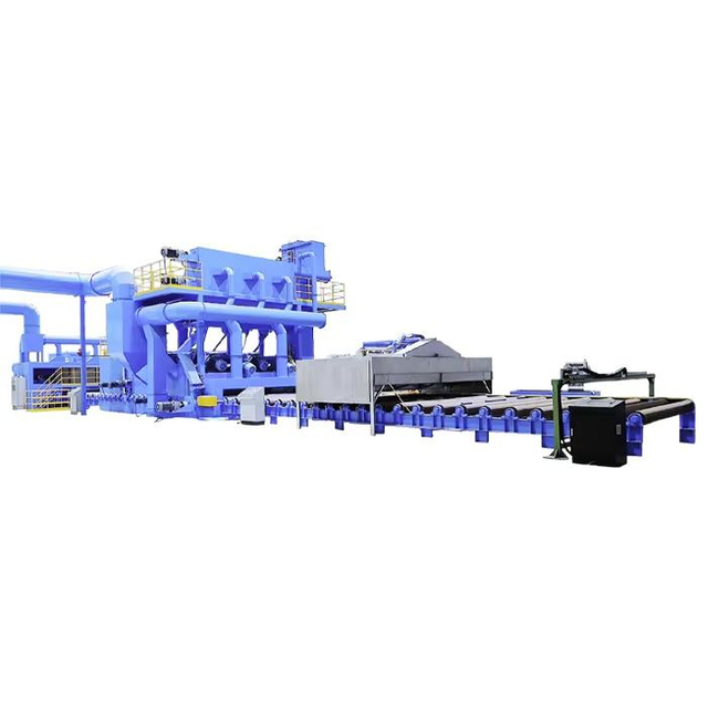 Shot Blaster Blasting Equipments Industrial Steel Plate Shot Peening Machine for Sheets Cleaning and Spray
