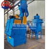 Crawler Rubber Belt Tumble Shot Blasting Machine Efficient Metal Surface Abrators Treatment