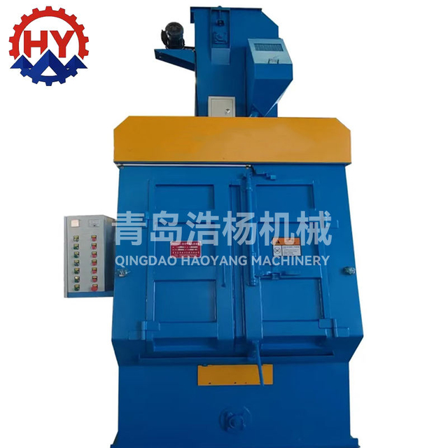 Q32 Series Shot Blasting Machine Rubber Tumble Belt Type Efficient Steel Shot Motor Core for Small Aluminum Casting Abrators