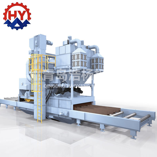 Automatic H Beam Dust Blaster Shot Blasting Machine Sandblasting Machine